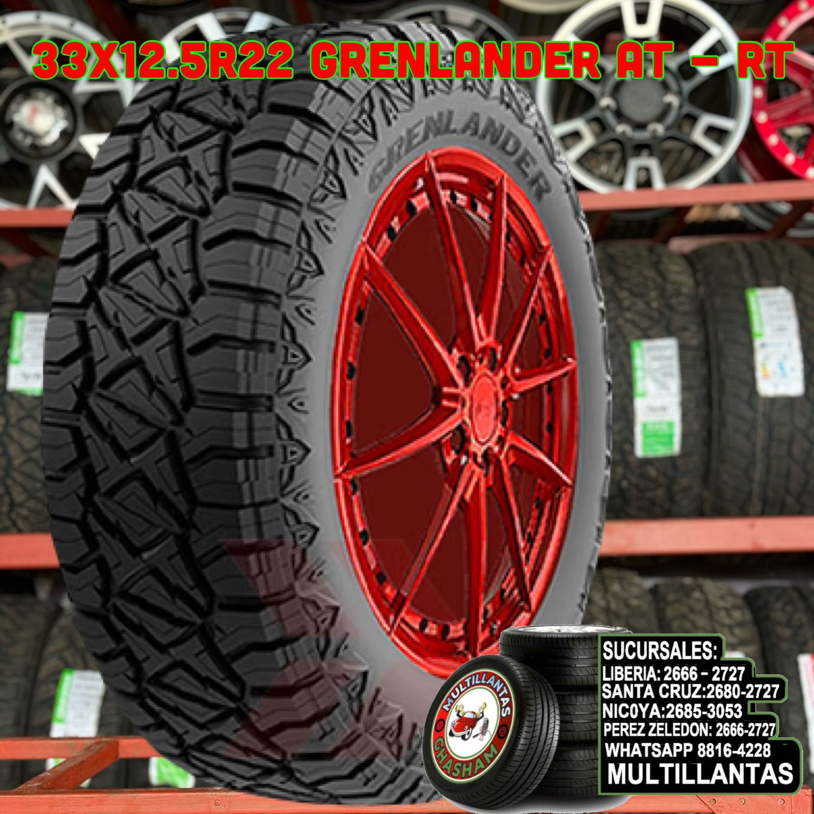 33X12.5R22 GRENLANDER AT-RT